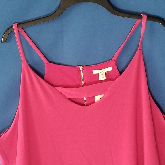 Bar III Zip Back Halter Top - Picture 3 of 9